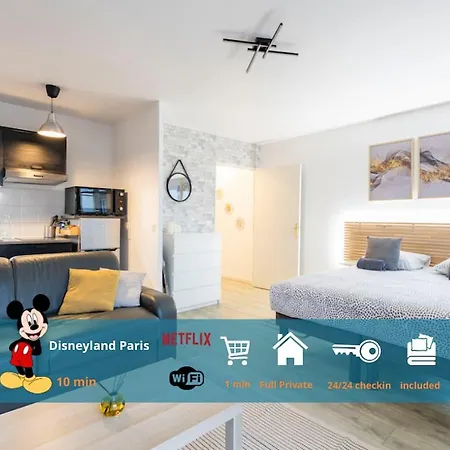 Le Petit Bussy, 4 Pers Disneyland Paris 10min Apartamento *